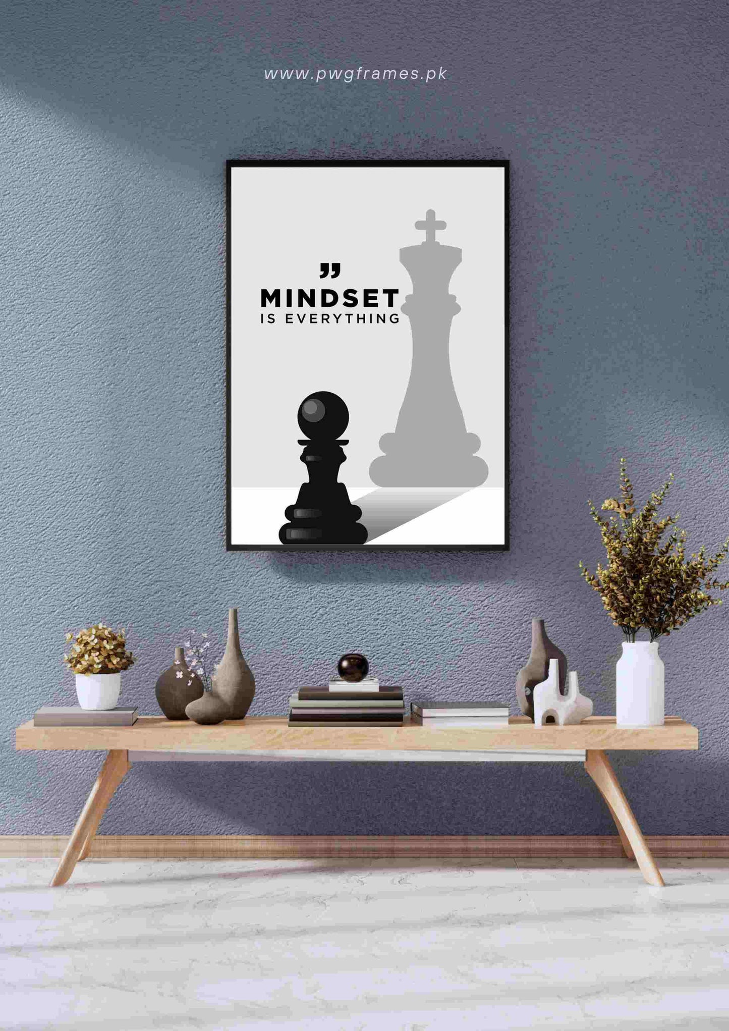 Mindset Is Everything Poster Wall Art