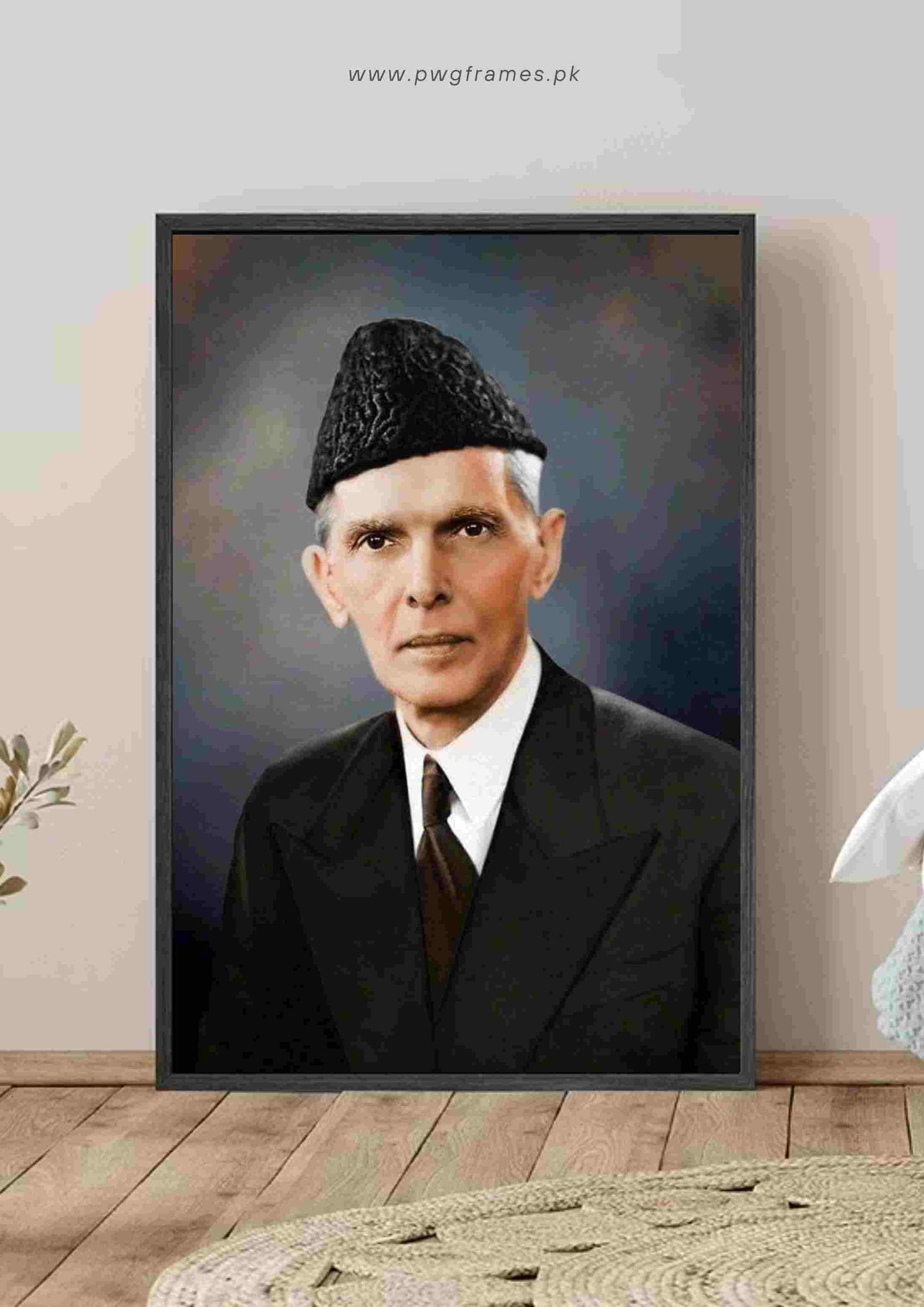 Quaid-e-Azam Muhammad Ali Jinnah Poster Wall Art
