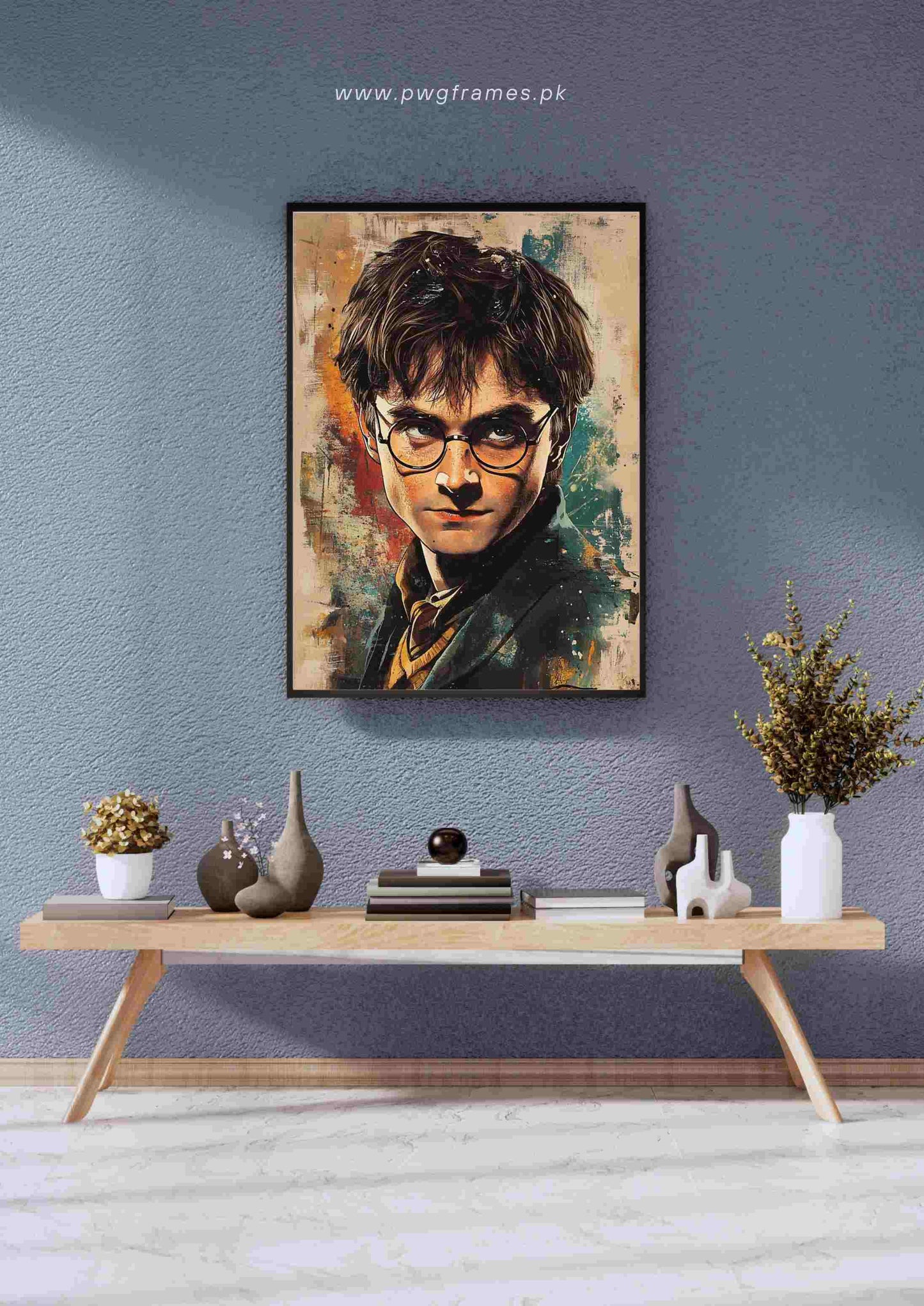 Harry Potter Abstract Portrait Poster Wall Art