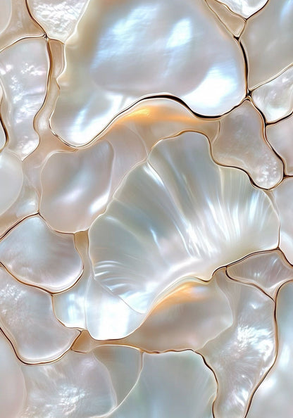 Pearlescent Abstract Wall Art