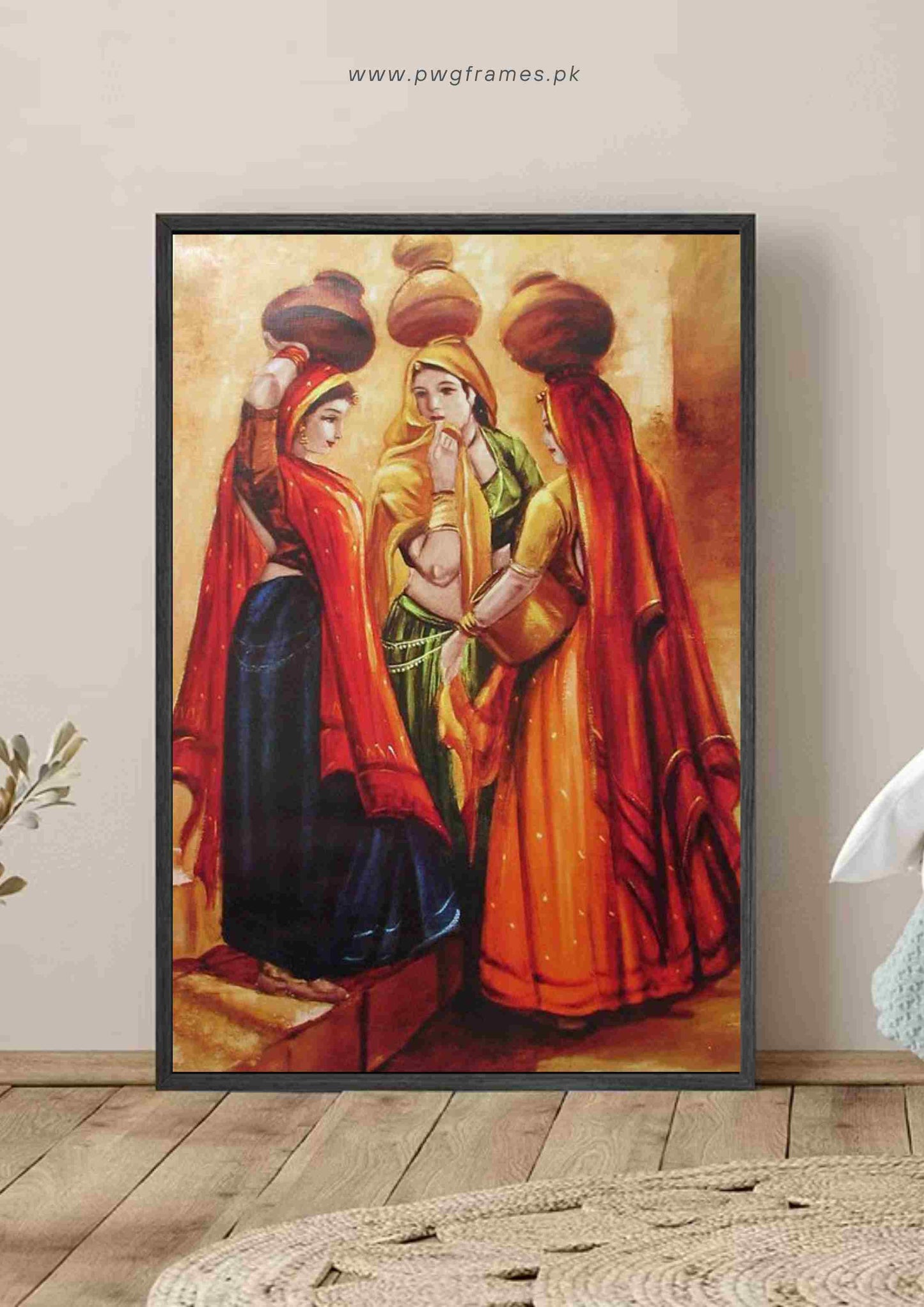 Three Indian Women Poster Wall Art