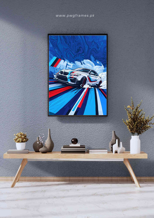 Dynamic BMW M2 Poster Wall Art