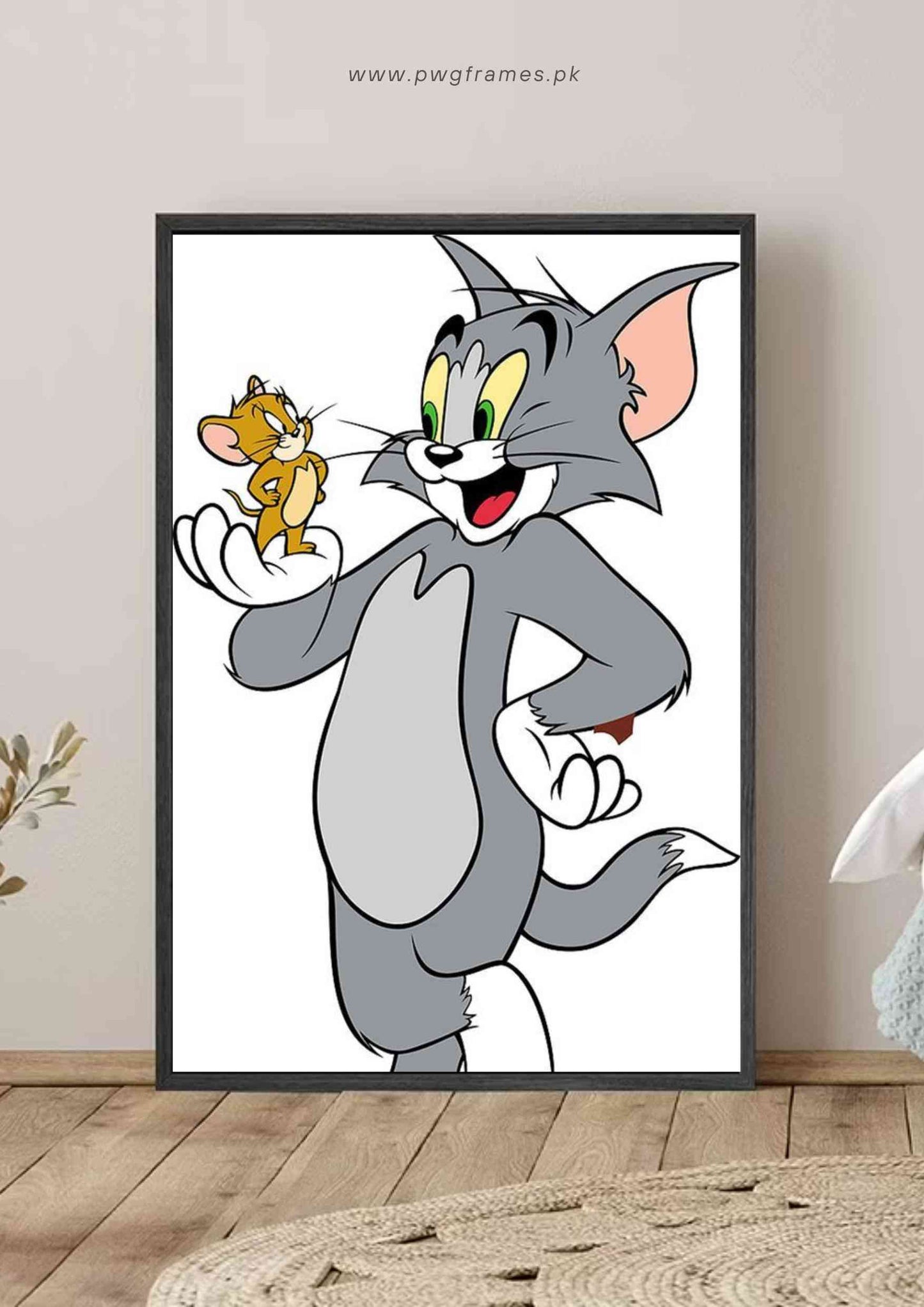 Tom and Jerry Cartoon Poster Wall Art