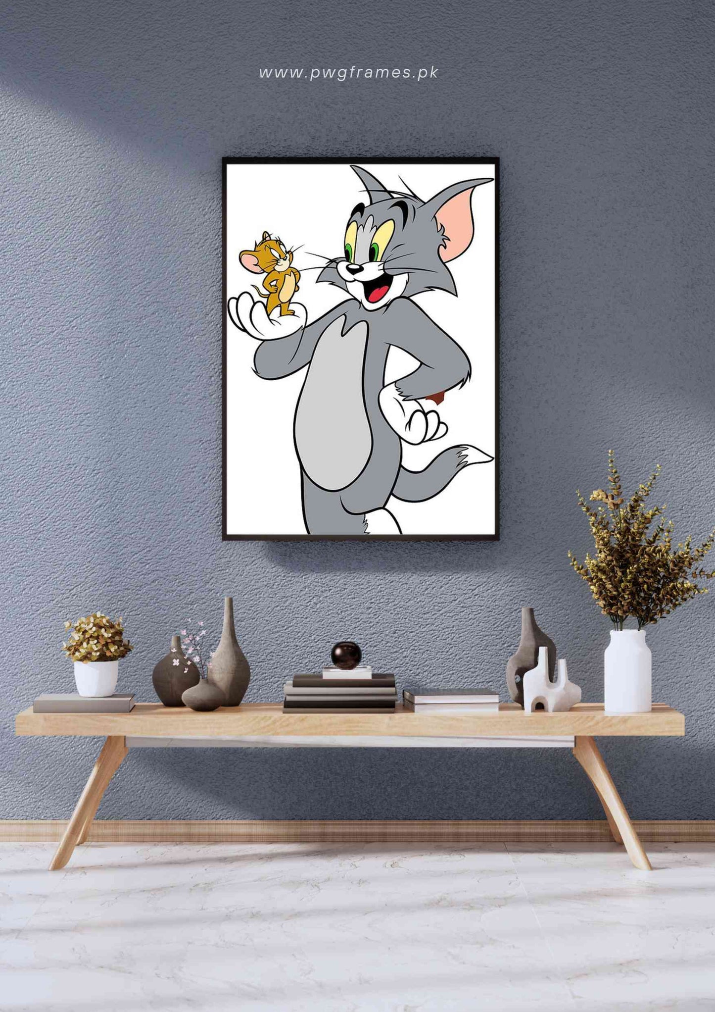 Tom and Jerry Cartoon Poster Wall Art
