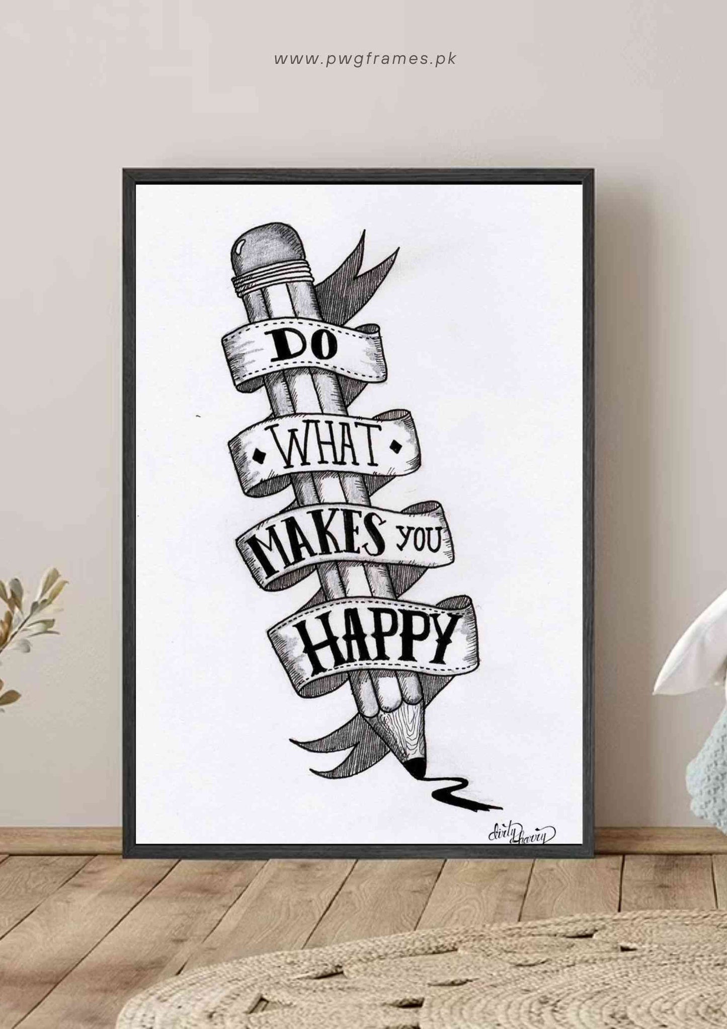 Do What Makes You Happy Poster Wall Art