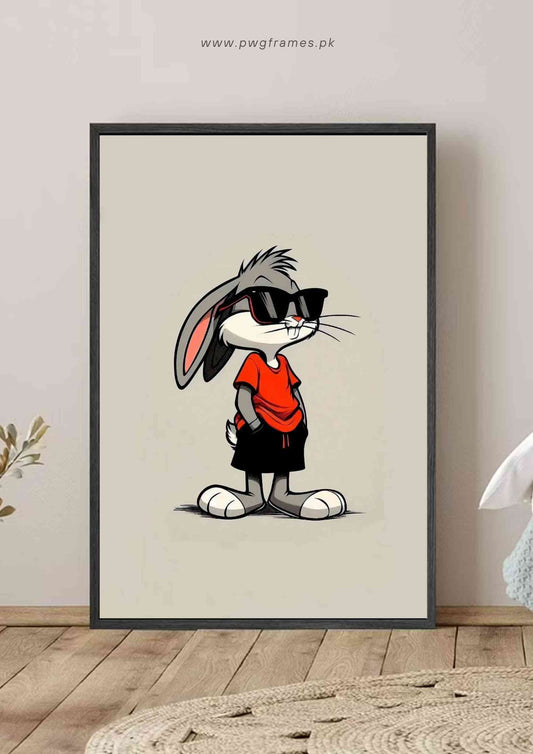 Cool Bugs Bunny Poster Wall Art