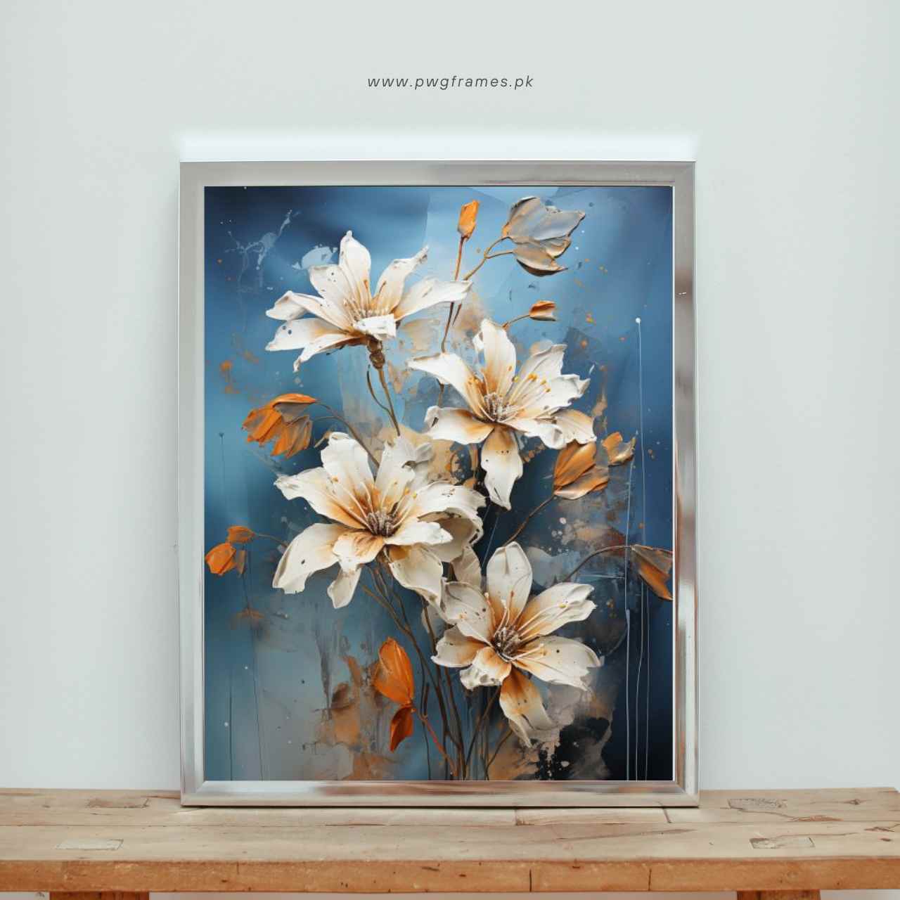 Abstract Floral Oil Painting Poster Wall Art